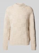 Wollen pullover met opstaande kraag, model 'LIVIO'