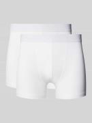 Boxershort met elastische band in een set van 2 stuks