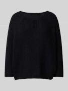 Gebreide pullover met ronde hals, model 'XENO'