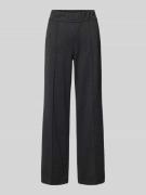 Wide leg stoffen broek met elastische band, model 'May'