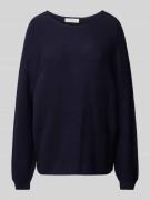 Gebreide pullover met ronde hals