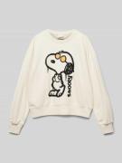 Oversized sweatshirt van zachte katoenmix met Peanuts®-print