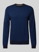 Gebreide pullover met ribboorden, model 'Eltoro'