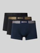 Boxershort met elastische band met logo in een set van 3 stuks