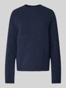 Gebreide pullover van alpacamix met ronde hals