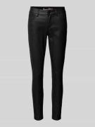 Skinny fit broek in leerlook, model 'Italy'