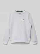 Sweatshirt met labelstitching