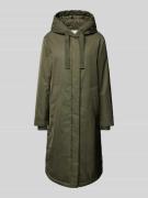 Regular fit parka met capuchon van polyester-twill