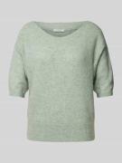 Gebreide pullover met 1/2-mouwen, model 'Pusity'