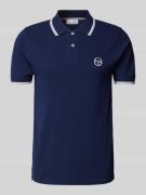 Regular fit poloshirt met logostitching, model 'SERGIO'