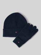 Beanie en handschoen in een set met kasjmier