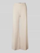 Wide leg pantalon met persplooien