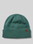 Beanie met labeldetail, model 'WILLES'