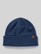 Beanie met labeldetail, model 'WILLES'