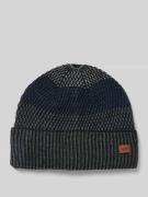 Beanie met labelbadge, model 'MIGUEN'