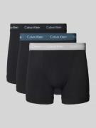 Boxershort met logo in band in een set van 3 stuks