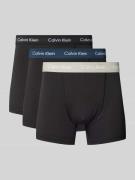 Boxershort met band met label in een set van 3 stuks