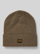 Beanie met labeldetail, model 'Effo'