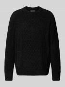 Gebreide pullover met ronde hals