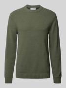 Gebreide pullover met ribboorden, model 'LOOP'