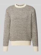 Gebreide pullover met ronde hals, model 'HARRY'