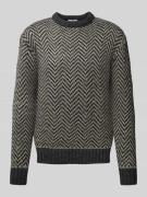 Gebreide pullover met ronde hals, model 'HARRY'