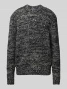 Gebreide pullover met ronde hals, model 'PEPPER'