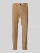 Straight fit broek van corduroy, model 'MILES'