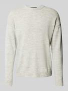 Gebreide pullover met extra brede schouders, model 'Malio'