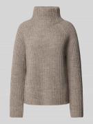 Gebreide pullover met opstaande kraag, model 'ARWEN'