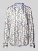 Blouse met V-hals