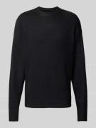 Gebreide pullover met ronde hals, model 'OLLIE'