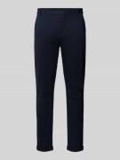 Slim fit stoffen broek met verkort model