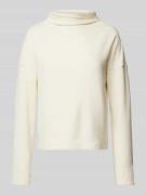 Regular fit gebreide pullover met ronde hals en kraag, model 'BELLA'