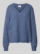 Gebreide pullover met extra brede schouders, model 'BELUNA'