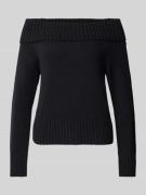 Gebreide pullover met carmenhals, model 'LIMA'