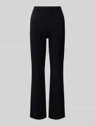 Flared cut broek met elastische band