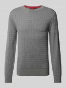 Gebreide pullover met structuurmotief, model 'Scoult'