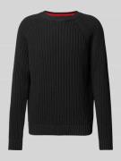 Gebreide pullover met ronde hals, model 'Sribben'