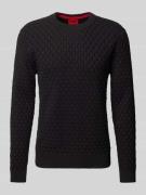 Gebreide pullover met structuurmotief, model 'Stubon'