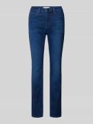 Slim fit jeans met riemlussen, model 'Style.Mary Thermo'