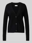 Regular fit cardigan van wol met V-hals