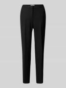 Slim fit stoffen broek in verkorte pasvorm, model 'DORO'