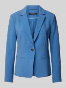 Regular fit blazer met reverskraag