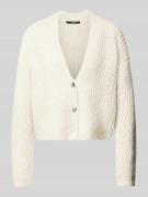 Gebreide cardigan met V-hals, model 'Triya'