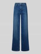 Loose fit jeans met knoop- en ritssluiting, model 'Carie'