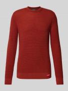 Gebreide pullover met ronde hals