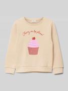 Sweatshirt met motiefprint, model 'FOMIANA'