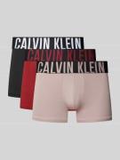 Boxershort met elastische band met logo in een set van 3 stuks