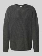 Gebreide pullover met rolzoom, model 'RYAN'